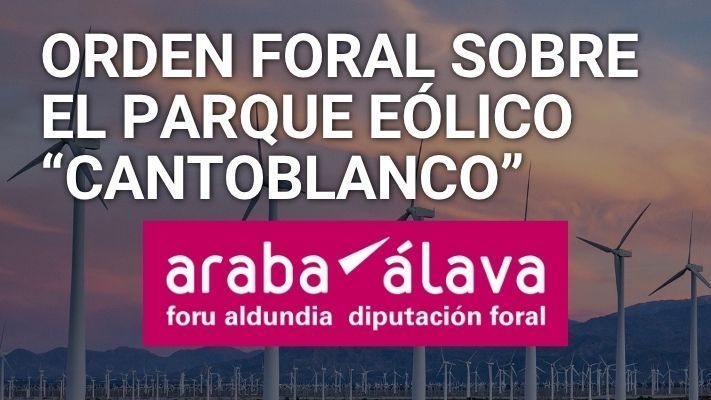 Terminación del procedimiento de tramitación del Plan Especial del Parque Eólico “Cantoblanco”