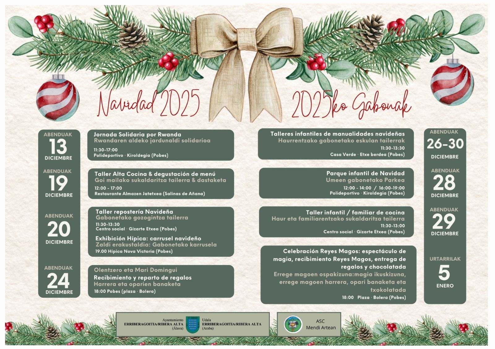 Navidad 2025 Gabonetako