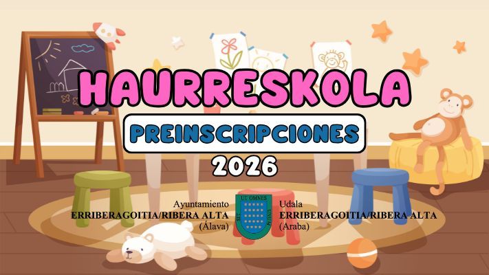 Periodo de preinscripción Haurreskola 2026-2027