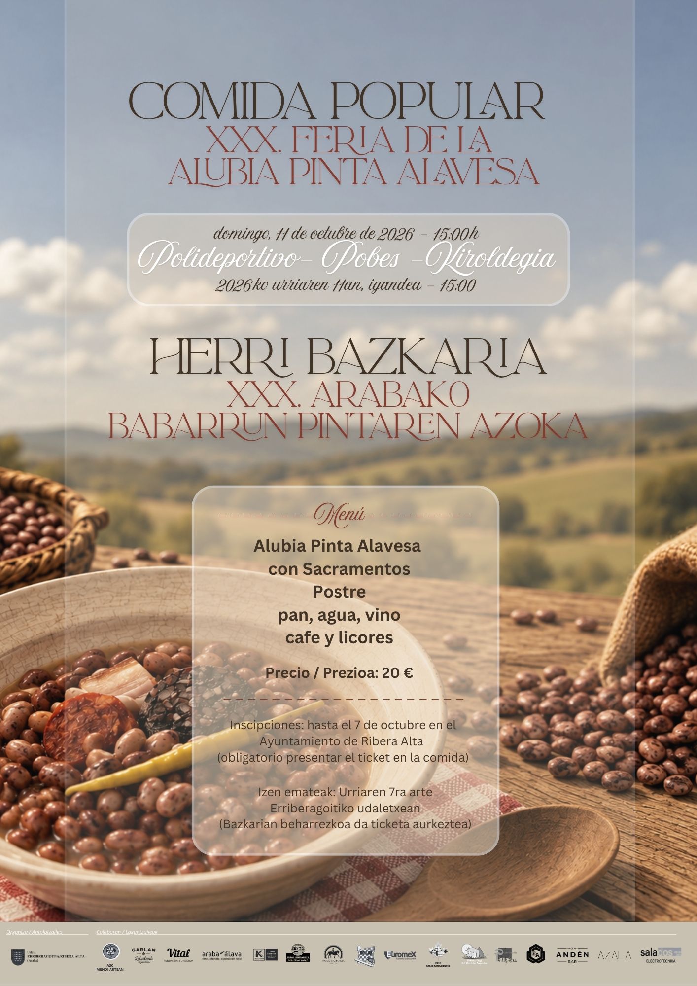 Comida Alubia 2026