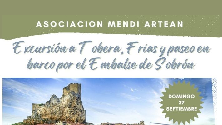 Excursión a Tobera, Frias y paseo en barco por Sobrón